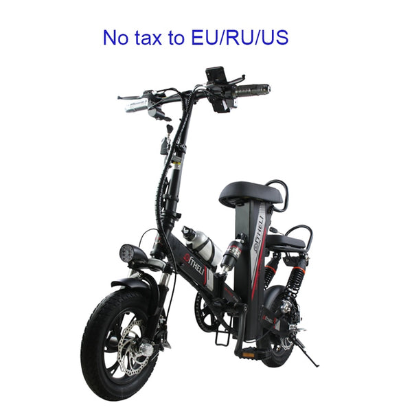 mini electric bike 12-inch power folding scooter adult small generation drive electric bicycle lithium battery electric bike