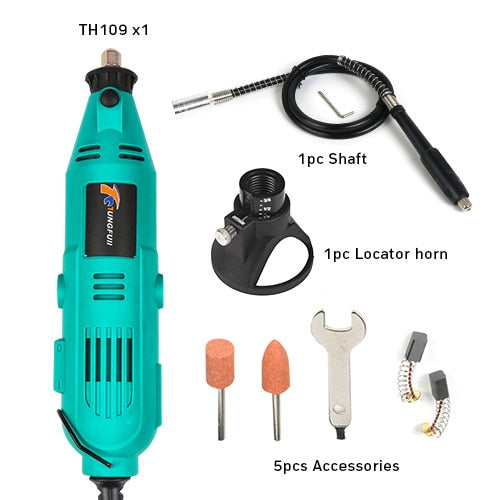 Tungfull mini electric drill accessories drill bits woodworking tools Variable Speed Electric Rotary Tool  Mini Drill Grinder