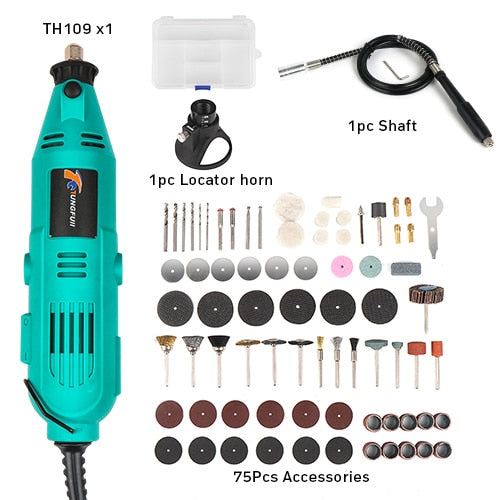 Tungfull mini electric drill accessories drill bits woodworking tools Variable Speed Electric Rotary Tool  Mini Drill Grinder